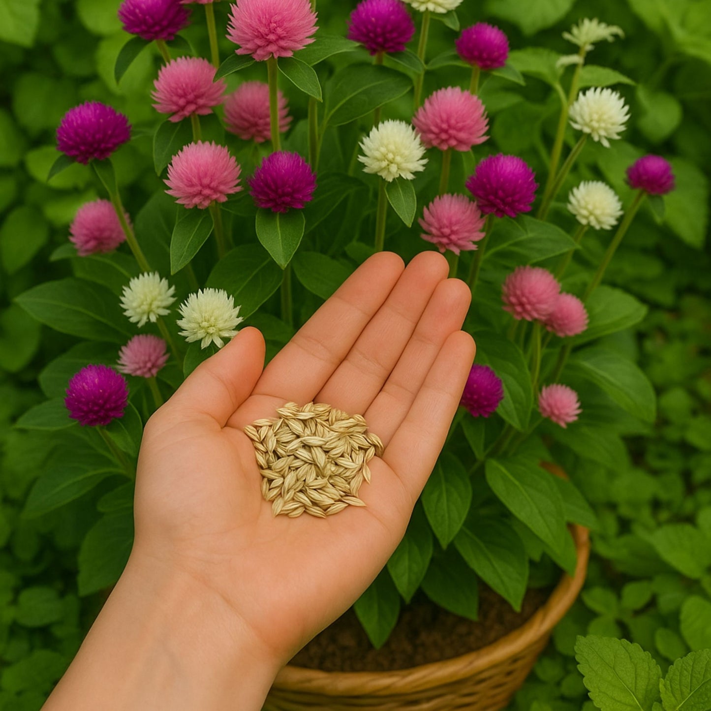 Gomphrena Choice Mixed seeds
