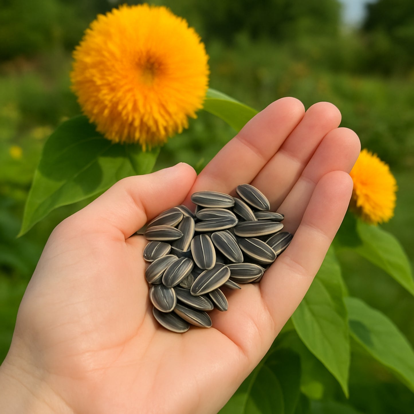 Teddy Bear Sunflower - Buy 1 Get 1 Free (160 Seeds)
