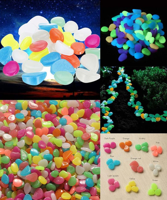Luminous Aquarium Pebbles – Glow in Dark Decorative Stones