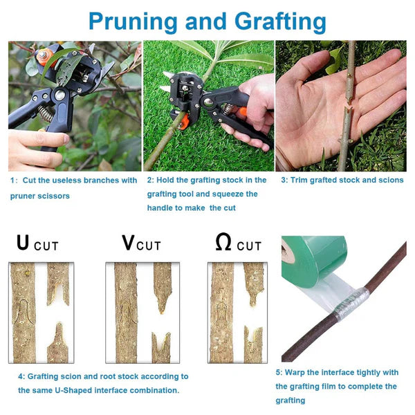 GraftMaster™ Effortless Grafting Kit + Free Grafting Tape