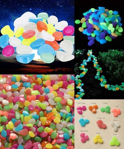 Luminous Aquarium Pebbles – Glow in Dark Decorative Stones