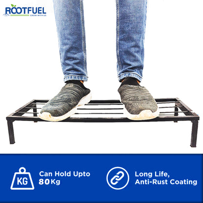 Rootfuel - stainless steel plant stand (pack of 2)