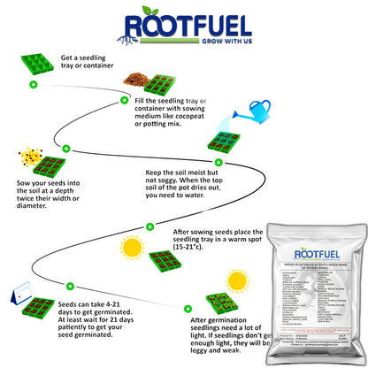 Vegetable Seeds Vault ( 45 types of verity 3000+Seeds in packet )